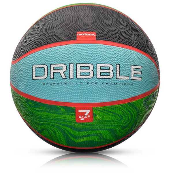 PIŁKA DO KOSZYKÓWKI METEOR LAYUP DRIBBLE ZIELONY/NIEBIESKI