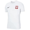 Koszulka dziecięca POLSKA Nike Dri-FIT Park VII biała sportowa, piłkarska