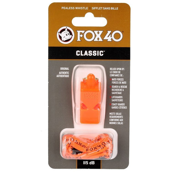 FOX-40 Gwizdek  FOX-40 CLASSIC POMARAŃCZOWY 9903-0308