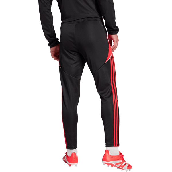 Spodnie męskie adidas Tiro 24 Slim Training czarno-czerwone JP2489