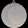 Medal 70mm srebrny z miejscem na emblemat MMC1090
