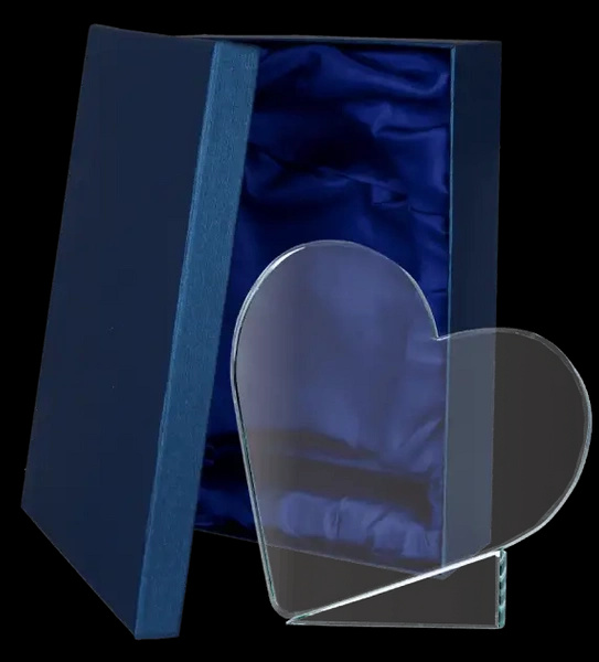 Trofeum szklane 13cm z nadrukiem kolorowym LuxorJet G046