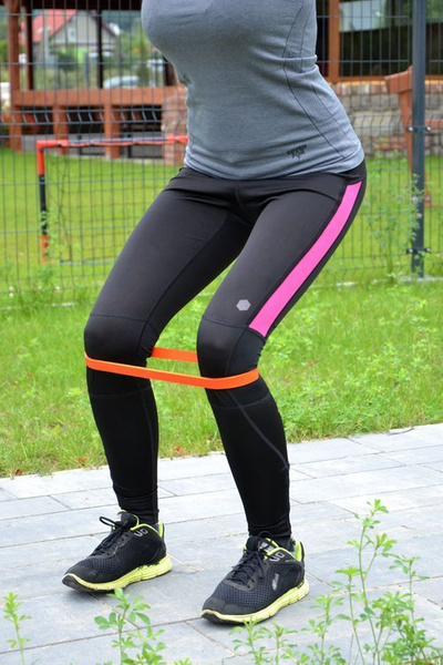 Guma treningowa Mini Band Eb Fit 12-22kg pomarańczowa