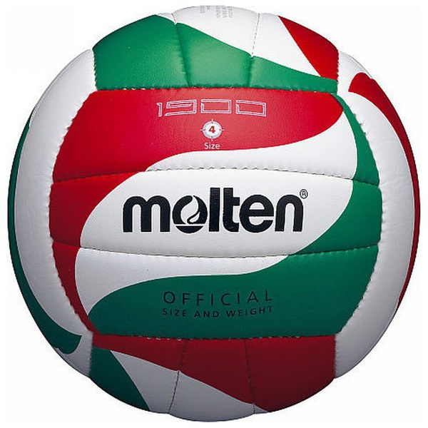 Piłka siatkowa MOLTEN  V4-M1900 zielono-biało-czerwona rozmiar 4