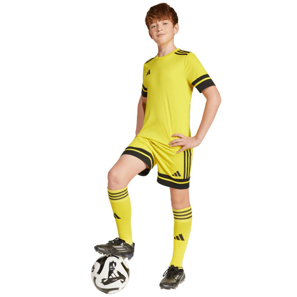 Spodenki dla dzieci adidas Squadra 25 żółte JJ2421