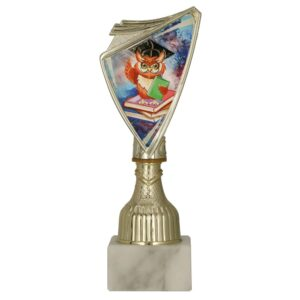 Trofeum plastikowe złote SZKOLNICTWO 9297/EDU-A