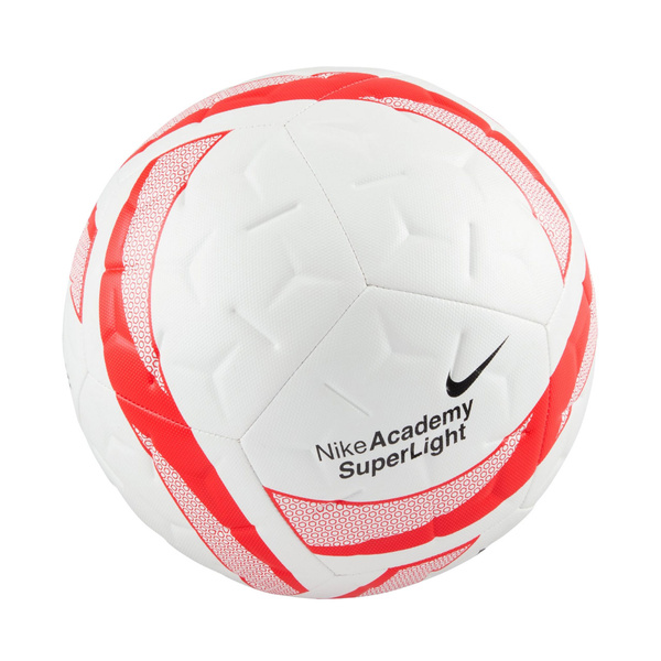 Piłka nożna Nike Academy Superlight biało-czerwona HV6345 100