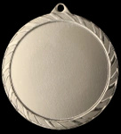Medal stalowy 60mm srebrny z miejscem na emblemat MMC6061