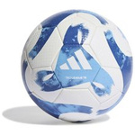 Piłka nożna adidas Tiro League Thermally Bonded biało-niebieska
