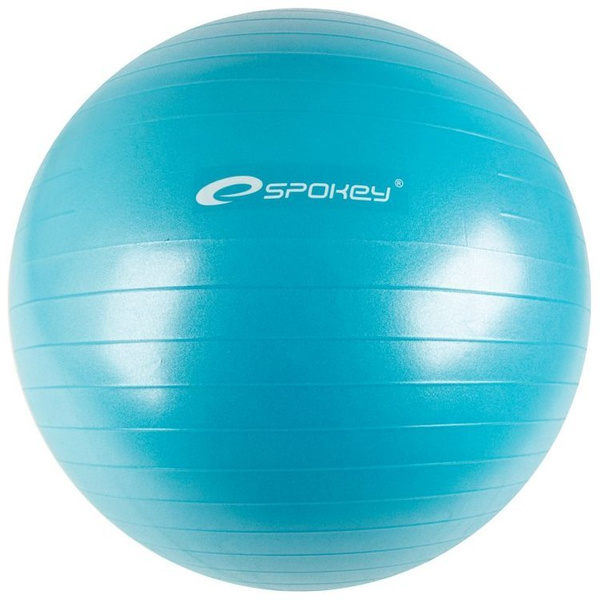 Piłka gimnastyczna fitness Spokey Fitball II niebieska 55 cm