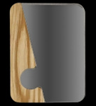 Trofeum 18cm łączone akryl z drewnem - grawerowane AW001