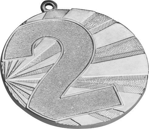 Medal numerowany srebrny 70mm MMC7071 - PAKIET 25 SZT.