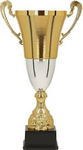 Puchar metalowy złoto-srebrny - BALTA H-46,5cm, R-160mm 2071E