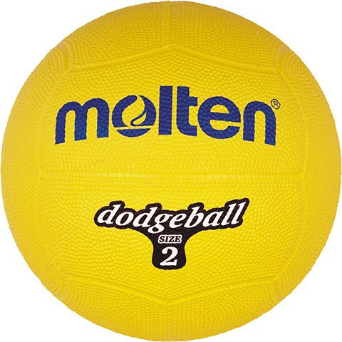 DB2-Y Piłka gumowa Molten dodgeball size 2