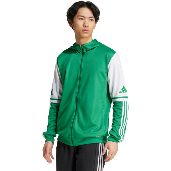 Bluza męska adidas Squadra 25 Hoody zielono-biała JP3164