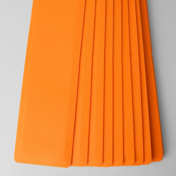 Płaskie znaczniki pola - pasy 51x6cm 10szt. jaskrawe pomarańczowe SMJ sport ZPP-O