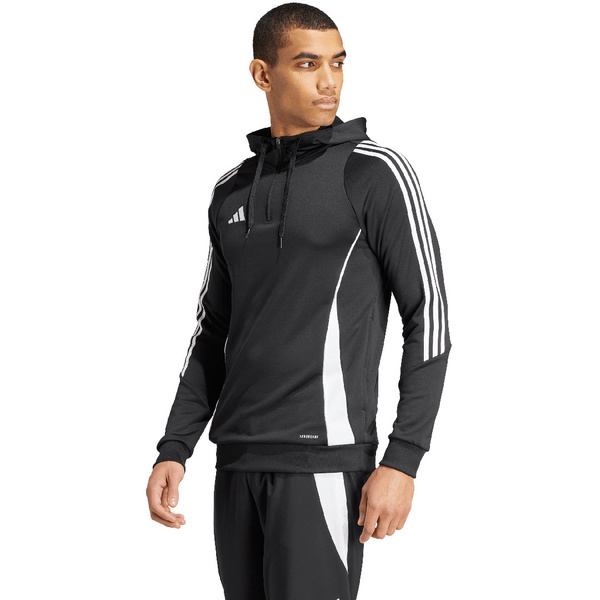 Bluza męska adidas Tiro 24 Training Hooded czarna IJ9957