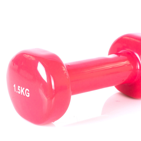 Hantle winylowe Profit różowe 2x1,5 kg DK 4102 