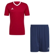 Komplet sportowy adidas Entrada 22 czerwony/granatowy H61736/H57506