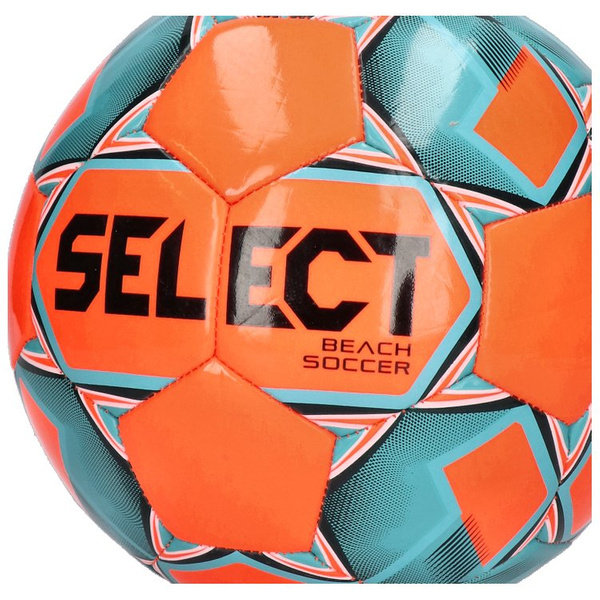 Piłka do piłki nożnej SELECT Beach Soccer v19 pomarańczowa
