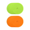 Znaczniki pola płaskie okrągłe Smj 12 szt. zielone i pomarańczowe ZPO-OG
