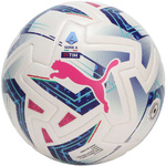Piłka nożna Puma Orbita Serie A FIFA Quality Pro biało-niebiesko-różowa 84114 01