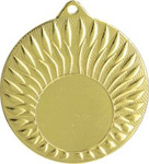 Medal 50mm złoty z miejscem na emblemat MMC24050