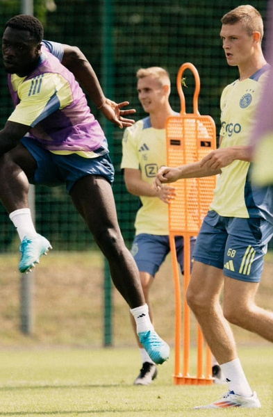 Mur piłkarski PRO 180 cm Pomarańczowy