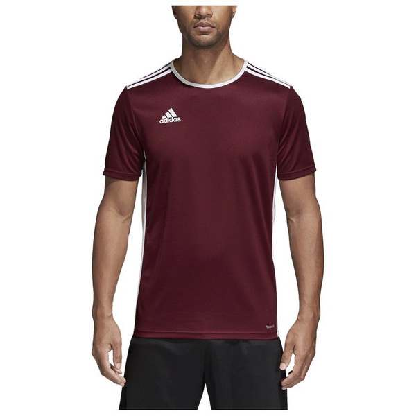 Koszulka męska adidas Entrada 18 bordowa piłkarska, sportowa