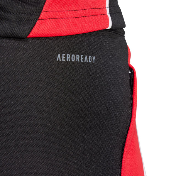 Spodnie męskie adidas Tiro 24 Slim Training czarno-czerwone JP2489