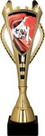 Puchar plastikowy złoty - JUDO H-30cm 7243/JUD-F