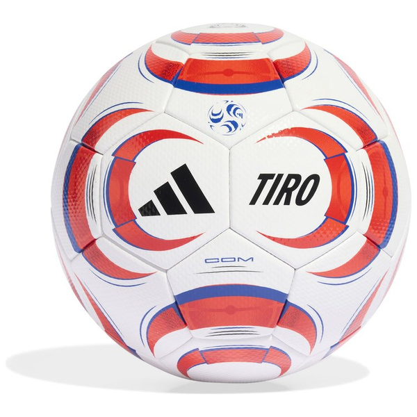 Piłka nożna adidas Tiro Competition biało-czerwona JW1534