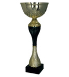 Puchar metalowy złoto-czarny H-21,5cm, R-80mm 9268G