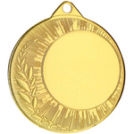 Medal 40mm złoty z miejscem na emblemat ME0240