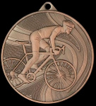 Medal stalowy brązowy - kolarstwo - 50mm MMC38050
