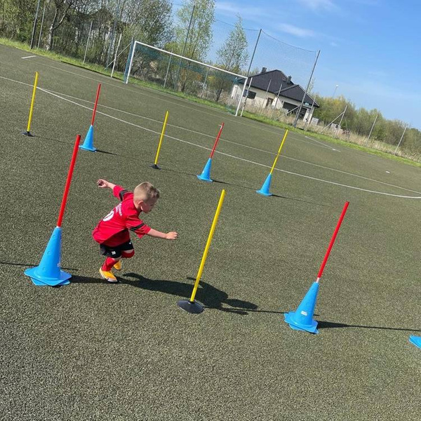 Tyczka, laska treningowa 1 m fioletowa