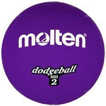 DB2-V Piłka gumowa Molten dodgeball size 2