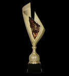 Puchar plastikowy złoty - PIŁKA NOŻNA H-53cm 4232/SOC4-C