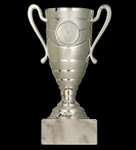Puchar plastikowy srebrny T-M H-17cm, R-60mm 9275A