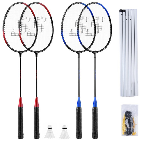Zestaw do badmintona SMJ sport TL001 rakietki, lotki, słupki
