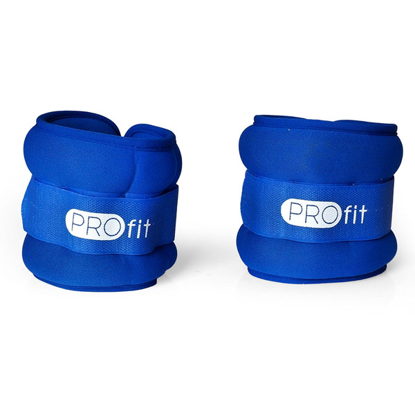 Obciążenia na ręce i nogi Profit Evolution 2x1kg niebieskie DK 3310  