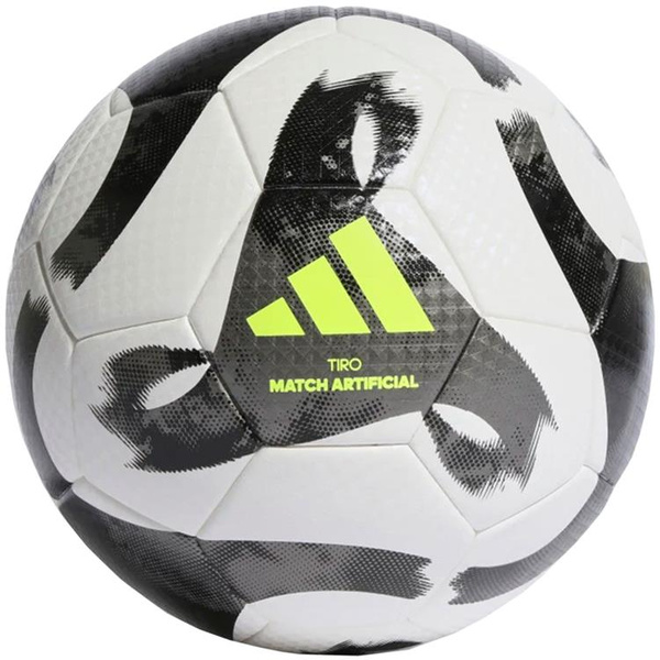 Piłka nożna adidas Tiro League Artificial Ground biało-czarna HT2423