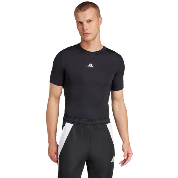Koszulka męska adidas Techfit Short Sleeve Tee czarna JP4674