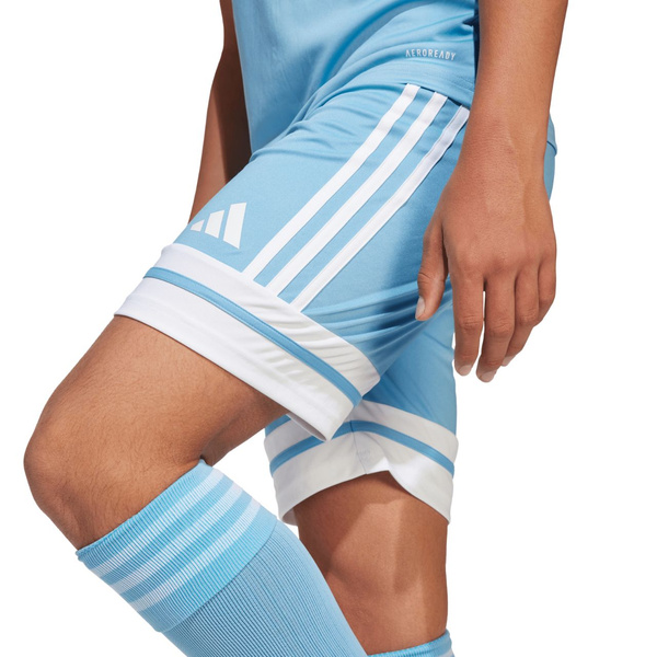 Spodenki dla dzieci adidas Squadra 25 błękitne JJ2426