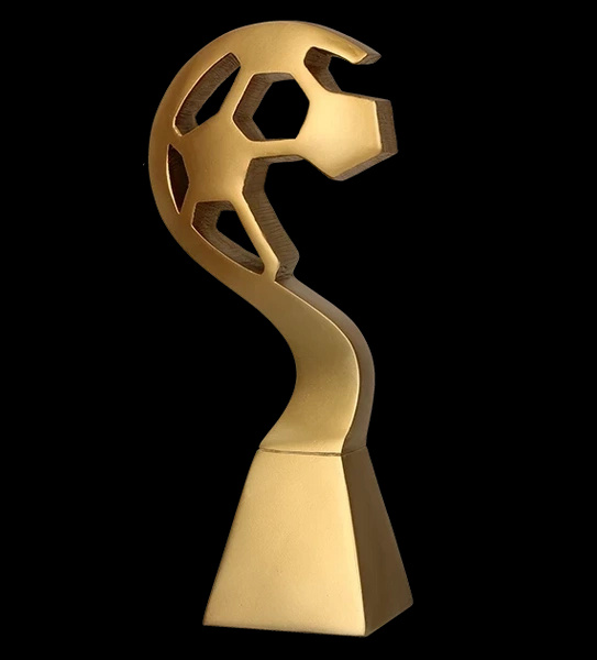 Statuetka odlewana 23cm - PIŁKA NOŻNA - RP5010-23/G