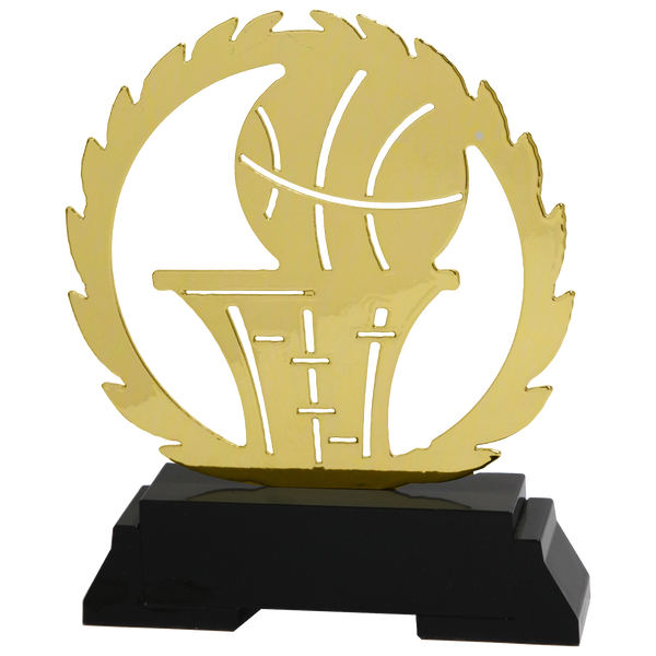 Statuetka metalowa złota KOSZYKÓWKA L238