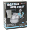 Piłka gimnastyczna fitness HMS Antiburst YB02 75cm szara