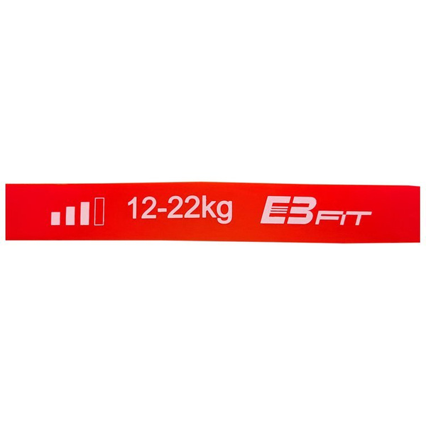 Guma treningowa Mini Band Eb Fit 12-22kg pomarańczowa