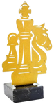 Elegancka Statuetka SZACHY 4329