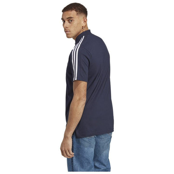 Koszulka męska adidas Essentials Piqué Embroidered Polo granatowa